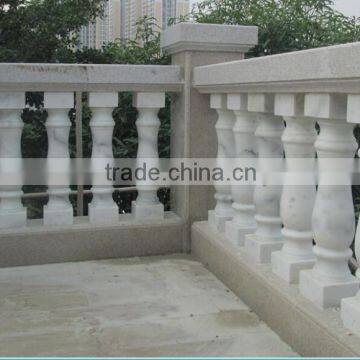 Villa balcony decoration natural stone marble security railing