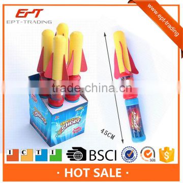 Educational science foam shooting launcher rocket flyer toys