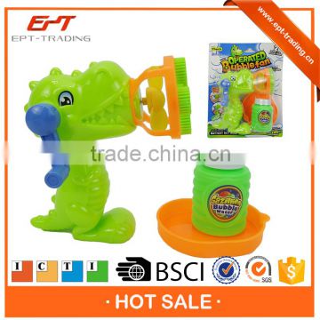 Hot sale hand power dinosaur bubble gun toy for sale