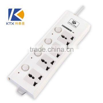 4 Way Individual Switches Multiple Electrical Outlet