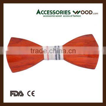 men's wood bow tie real natural wood 100% handmade bowtie wooden bowtie fashionable wholesale