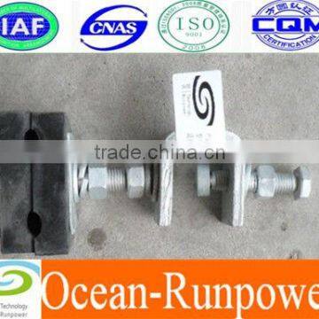 Overhead line hardware fitting/down lead clamp
