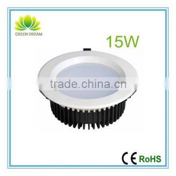 High quality 15w cob 12v led downlights with long lifespan