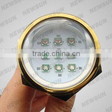 New Marine Part 27W LED Underwater Drain Plug Lighting RGB LED Marine Light No Drilling Hole LED Drain Plug Light/yacht Light photo-4