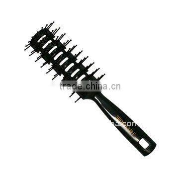 Professional plastic bristle short rib comb K018