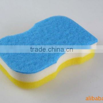 3-Layered scouring sponge