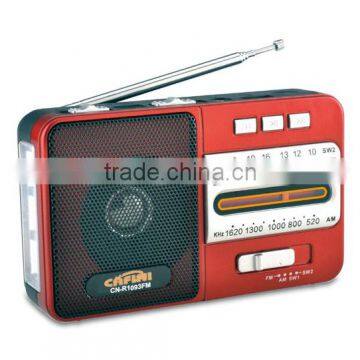 2016 cheap portable am/fm radio with MP3 player