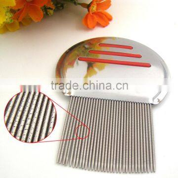 factory stainless steel metal head nit free terminator anti lice comb