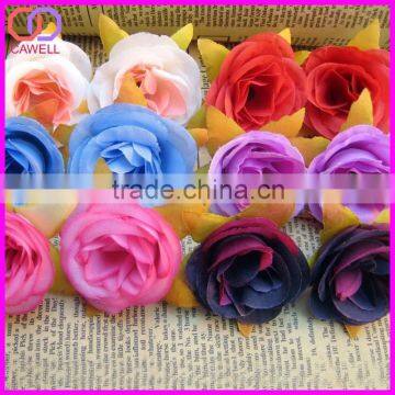 cheap wholesale artificial silk flower head diy