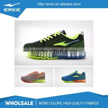 ERKE Wholesale Dropshiping Brand Breathable Kintted Mesh Mens Air Cushion Sport Running Shoes photo-6