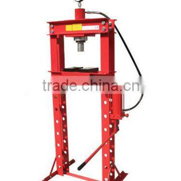 hydraulic car shop press with gauge