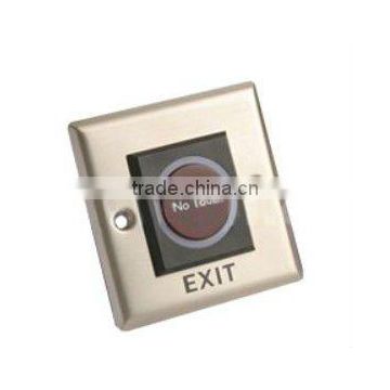 Touch free Door release button