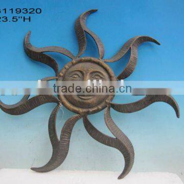 new! metal sun face for wall hanging