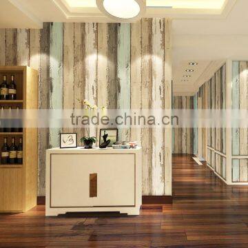 cheapest 3d wallpaper wooden colored wallpaper for sale