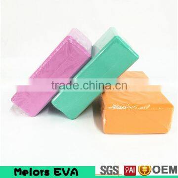 Melors High quality Manufacturing Company! Wholesale Premium Eco-friendly Yoga Accessory Sticky Yoga Brick Foam Yoga Blocks