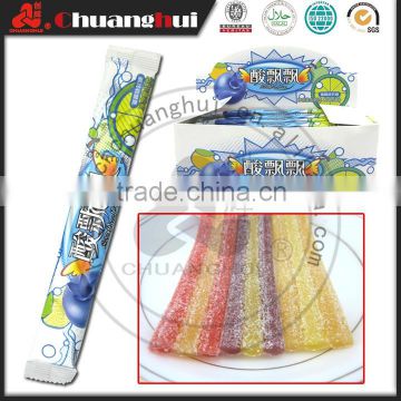 Fruit Sour Gummy Stick Soft Candy