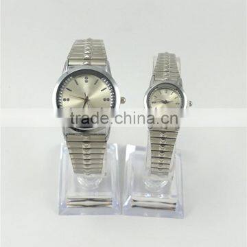 Stainless Steel Mesh Wrist Watches For Couples