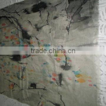 BEST CASHMERE FABRIC / NEW COLLECTION/ SCREEN PRINTED / WOOLEN TEXTILE SCARFS