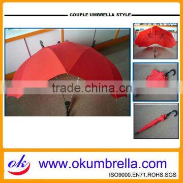 2014 Fashional Two People Straight Umbrella For Lover