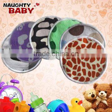 Washable Bamboo Breast Pads Cloth Nursing Pads Comfortable Breast Pads Mommy Milk Pads Lactation Pads photo-3