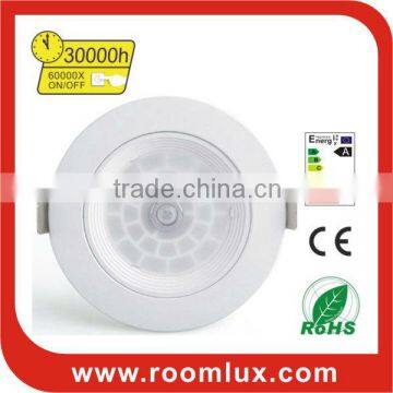 LED Sensor downlight & ceiling light 12W