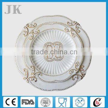 2014 new design hot sale cheap ceramic dinner plates for hotel