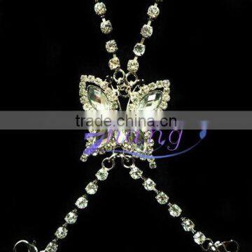 butterfly rhinestone bra strap