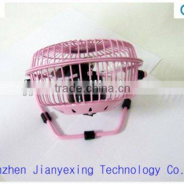 PINK color for fans for sale USB fan for note book and computer facotry price