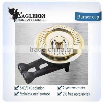 Golden gas burner cap burner parts burner fire cover heavy burner