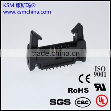 Shrouded Header Big Latch 2.54mm SMT balck 8~64pin