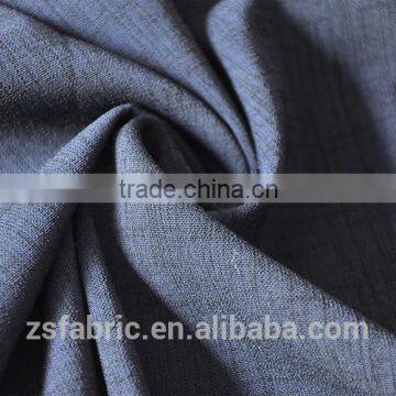 ZHENGSHENG T/R Blend Stretch Fabric For Garment woman shirt plain dyed fabric keqiao fabric