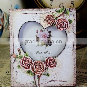 2014 Ornate shabby chic decor Heart Shaped photo frame Wholesale