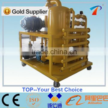 Two-stage High Vacuum System Used Transformer oil Cleaning Machine Series ZYD-50