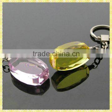 Hot Sale Glass Custom Keychain Maker For Wedding Promotion Items