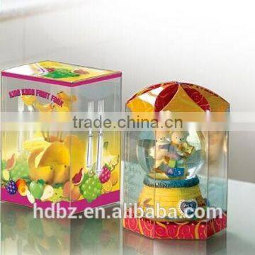 clear plastic gift boxes / baby lotion