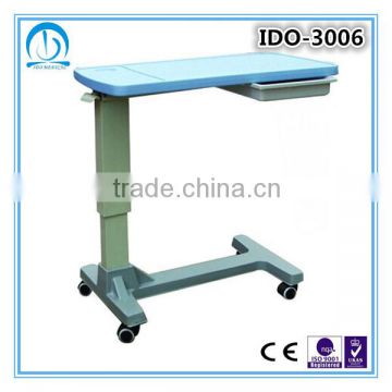 Hospital Overbed Table With Storage