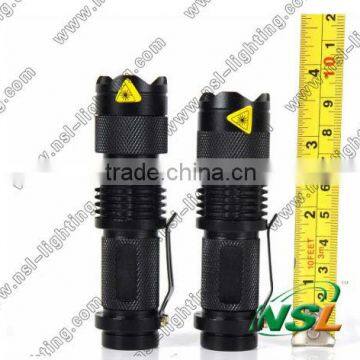 Mini LED Flashlight/LED Torch / Bicycle Light/Q5 3W LED Torch