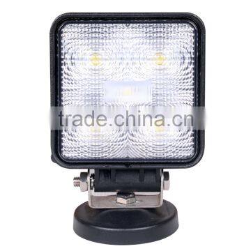 IP67 waterproof 15w energy saving led work lights square led lamp