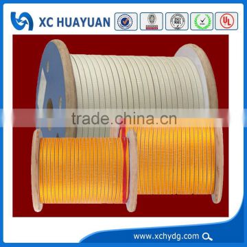 Fiberglass coated wire for transformer