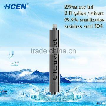 15W stainless steel ultraviolet sterilizer for uv water treatment