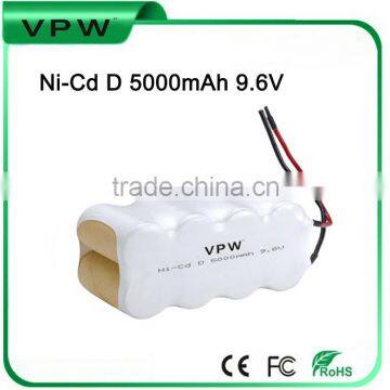 Emergency Light Battery Rechargeable Ni-Cd D 5000mAh 9.6V Battery