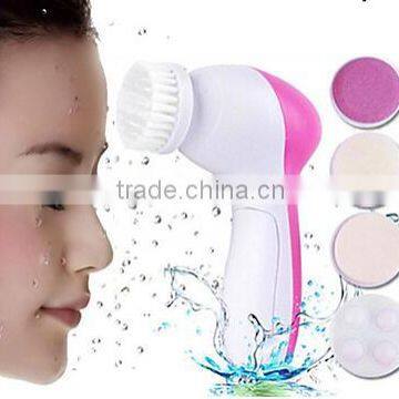 5 In1 Multi-functional Cuticle Remover Facial Pore Cleaner&Facial Massager With 5 Head(Powered by 2 AA Battery) photo-2