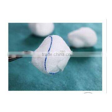 cotton gauze ball with x-ray or without x-ray