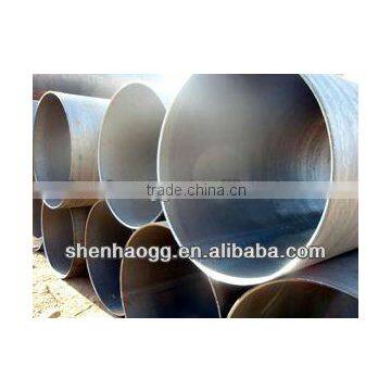 Q195/Q235/Q345 ERW Black Spiral Welded Steel Pipe