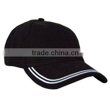 Custom made Black baseball cap Embroidered own custom logo