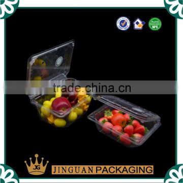 Disposable environmental PET blister clear plastic clamshell packing box