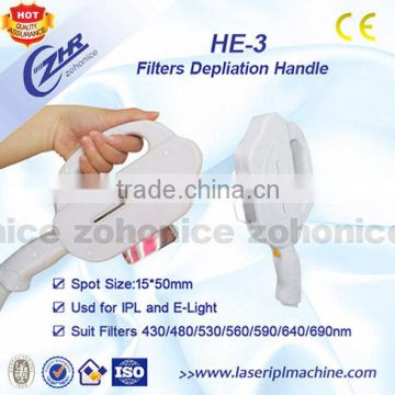 HE-3 big treatment spot size sapphire IPL/E-Light handle