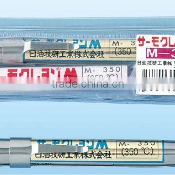 Melting temperature stick, Heat melting stick/THERMO CRAYON/Temp from 40 to 1070 deg.C