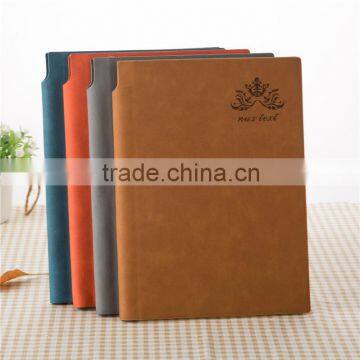 Professional stationery hot sale hardcover pu notebook with elastic band