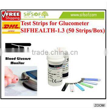 Test strips for SIFHEALTH-1.3 glucometer/ Clinical Analytical Instruments